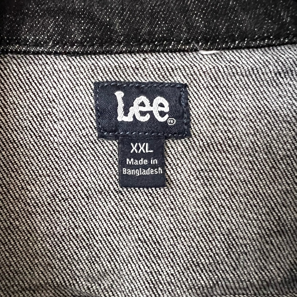 NEW Lee Women's Sz XXL Heritage Premium Stretch Classic Fit Black Denim Jacket - Picture 12 of 12